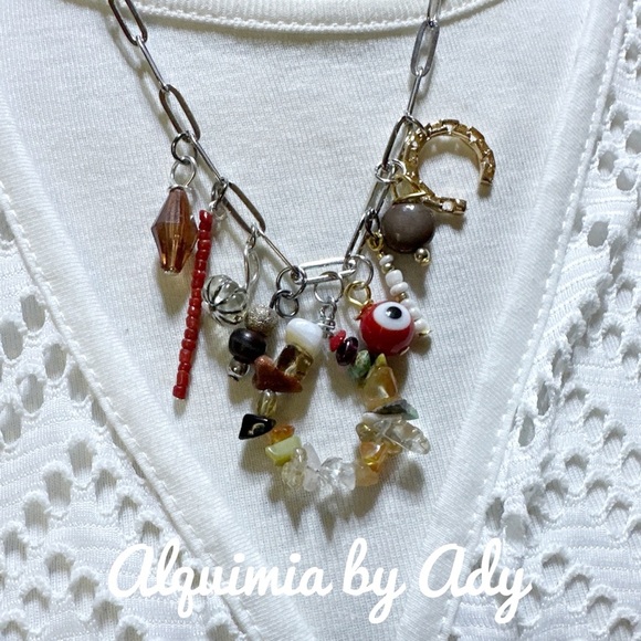 Alquimia Multicolor Charm Necklace - Picture 2 of 3